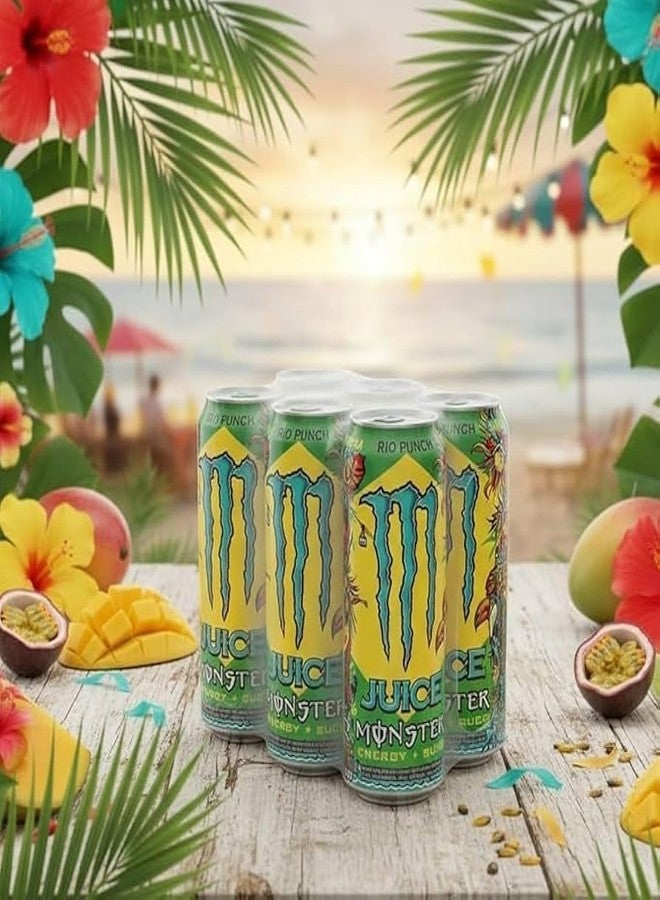 SFU E Com Monster Energy Rio Punch & Monster Energy Lando Norris Zero Sugar | 2 x 500ml | Imported - Image 3
