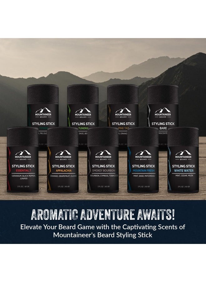 mountaineer brand Mountaineer Brand Styling Stick | 100% Natural Beard Conditioner for Men | Hydrate, Tame Wiry Hair | Firm Hold for Easy Styling | Fresh, Clean, Crisp Scent | Smokey Bourbon Scent 2oz  - Image 5