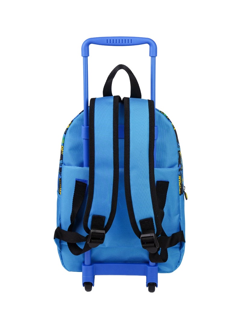 Warner Bros. Batman Toddler 3-in-1 Trolley School Set 13" | Rolling Backpack, Lunch Box & Water Bottle | Boys School Bag - Image 3