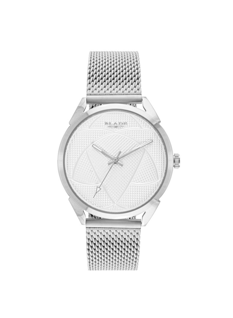 بلايد BLADE Retro SS-Futbol White 3697G2SWS SS Case & Band 3-Hands Unisex Watch - Image 1