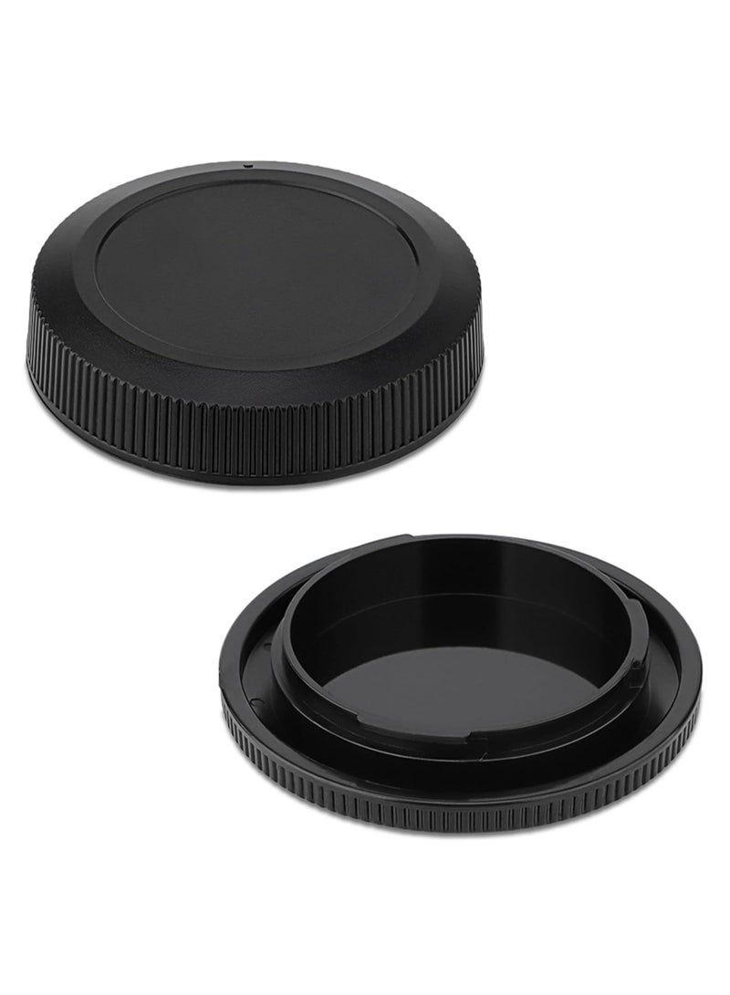 RF Mount Rear Lens Cap and Body Cap Cover for Canon RF Lens Cap,RF Mount Back Cap,RF Cap for Canon EOS R50 R100 R10 R8 R7 R6 R6 II R5 R5C R5 III R3 RP - Image 1