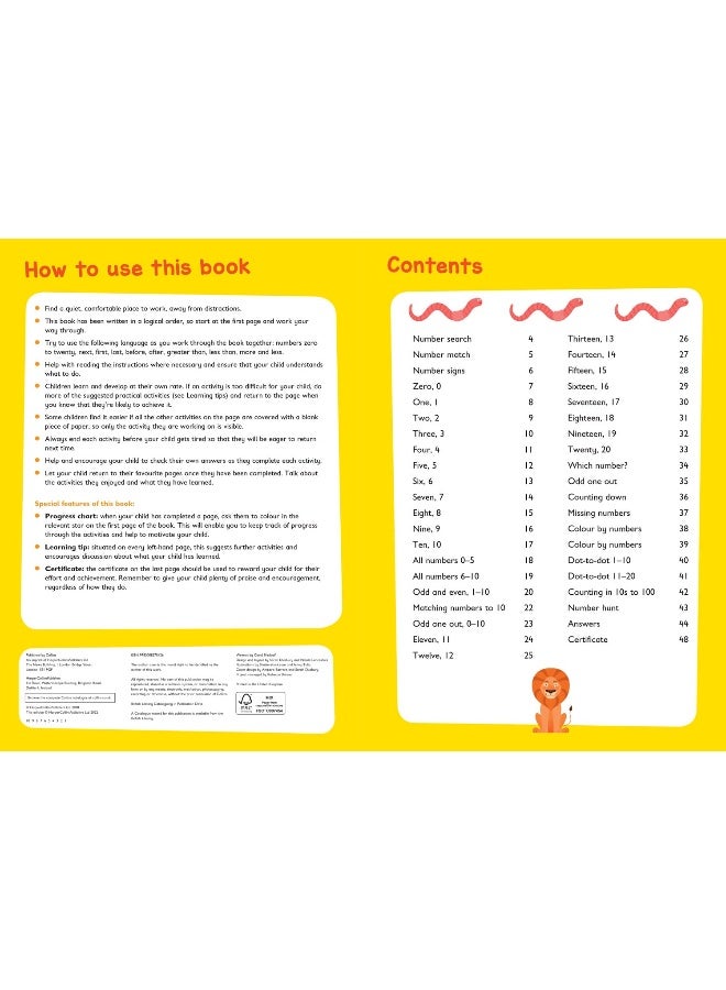كتاب الأرقام الكبير للأعمار 3-5: مثالي للتعلم في المنزل - Image 3