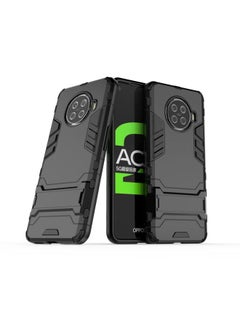 HuHa Case Cover For OPPO ACE 2 PC + TPU Shockproof Protective Case with Holder Black 