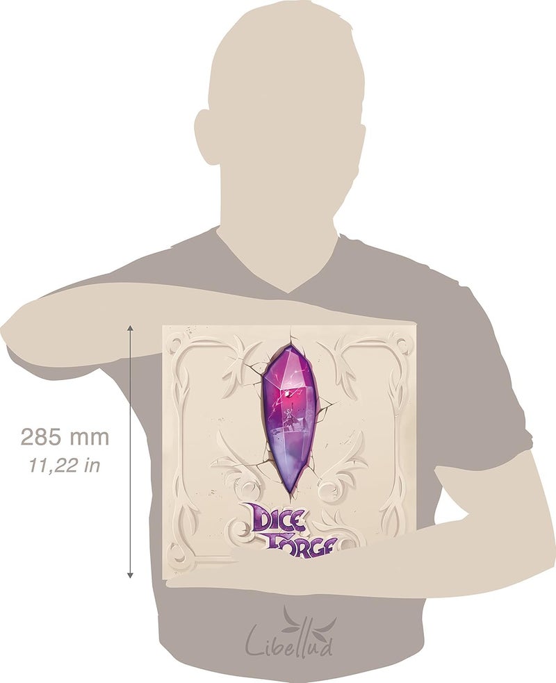 Libellud لعبة النرد فورج - خصص مصيرك، واهزم الآلهة! لعبة استراتيجية لصنع النرد، لعبة عائلية ممتعة للأطفال والبالغين، للأعمار 10 وما فوق، 2-4 لاعبين، مدة اللعب 45 دقيقة، من صنع ليبيلود - Image 3