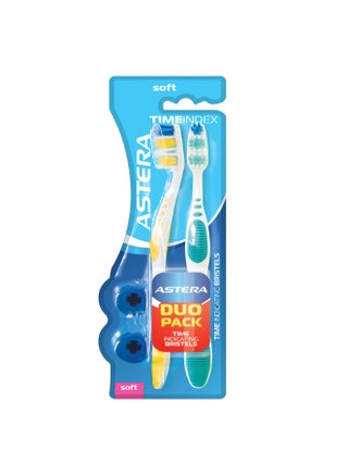 Toothbrush Astera Time Index – Soft Bristles 2 in 1 Duo Pack - pzsku/ZEA241C5025DF6DCB1540Z/45/_/1727709159/9c28d310-5d2b-4bba-be21-4dfc91b95f9b