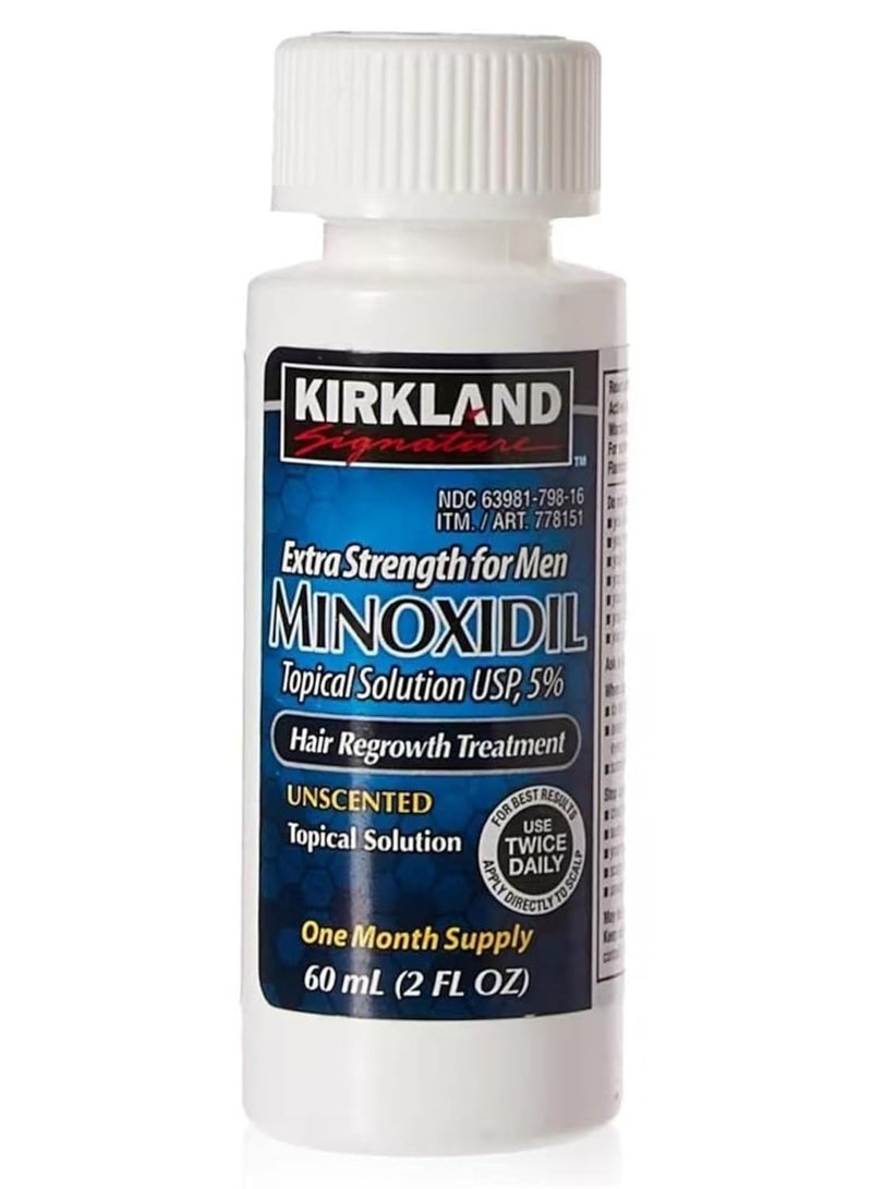 Kirkland Signature Minoxidil 5% Extra Strength Hair Regrowth Treatment 60ml - Image 1