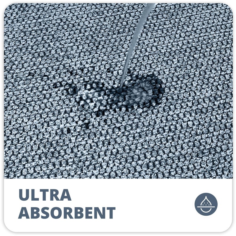 Bosap Bath Mat Ultra Thin Thin Bath Srugs Rubber Bath Hats للحمام سريع الجاف قابل للغسل تحت الباب سجاد حمام أوتصاص Super for Bathroom Floor Date (Blue 20'x32 '') - Image 2