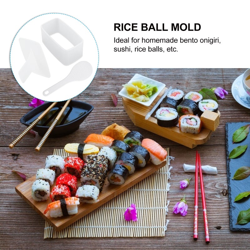 2 Sets Home DIY Rice Moulds DIY Sushi Maker Kitchen Utensils - Image 5