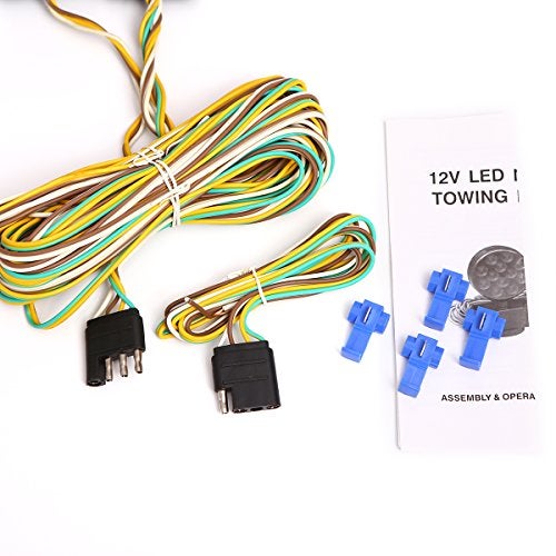 CZC AUTO 12V LED Magnetic Towing Light Kit for Boat Trailer RV Truck - Magnetic Strength 55 Pounds - Image 5