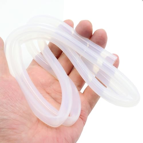 QJZXUEZHEN Silicone Tube 1/4"(6mm) ID x 3/8"(10mm) OD Clear Flexible Silicone Rubber Tubing Water Air Hose Pipe Transparent (3.3ft / 1m；6 x 10mm) - Image 5