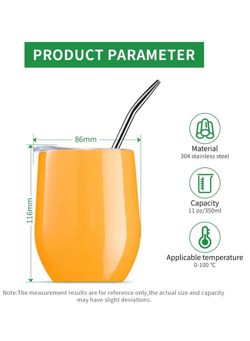 CUOPRU Yerba Mate Tea Cup 304 Stainless Steel Cup With Lid Heat Resistant Portable Tea Mug With Straw And Brush Water Thermos Bottle - Image 3