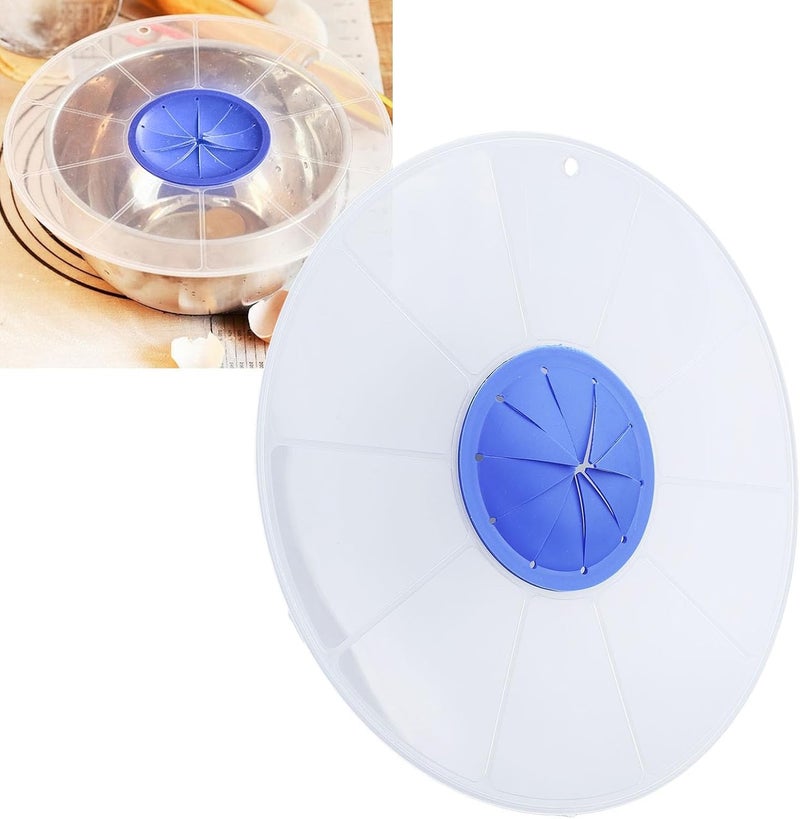 Silicone Anti Splash Mixer Cover 5-in-1, Adjustable Bowl Lid for Kitchen Mixing, Hand Blender Opening for Mess Free Cooking (One pack) - Image 2