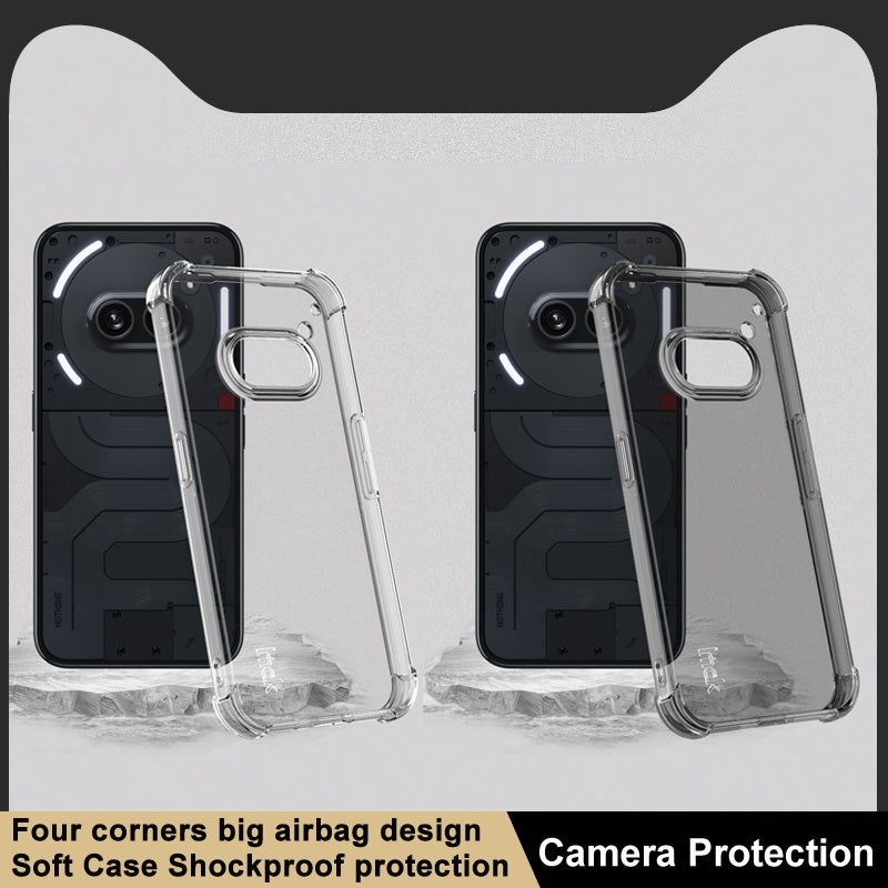 HuHa Case Cover For Nothing Phone 2a 5G / 2a Plus imak Shockproof Airbag TPU Phone Case(Transparent) - Image 2