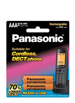 Panasonic AAA Ni-MH Rechargeable Batteries for Cordless DECT Phones