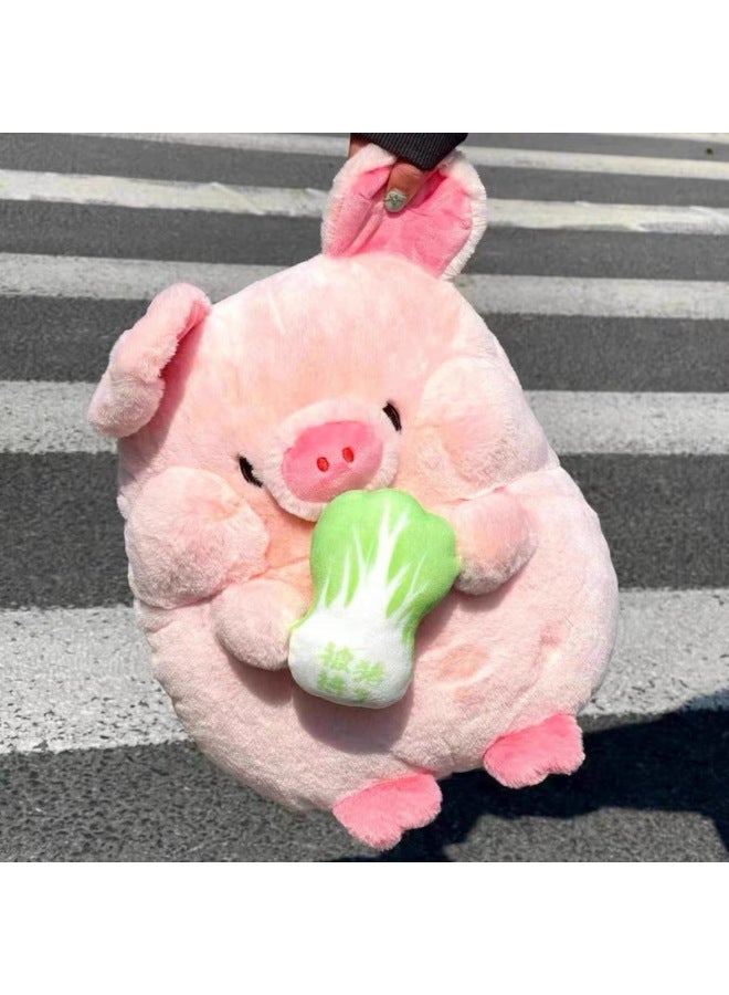 Cute Plush 8-inch Doll Machine Plush Toy Doll Flow Catch Doll Wedding Throw Gift Doll-Color:Pink Bear-Height:25cm - Image 3