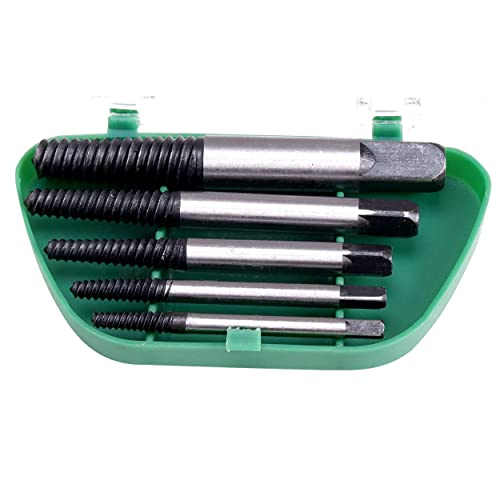 Homdum Damaged Screw Extractor Remover Tools Kit for Stripped Screw and broken bolt Removers Set of 5 Pcs Screwdriver Bit Set - Image 3
