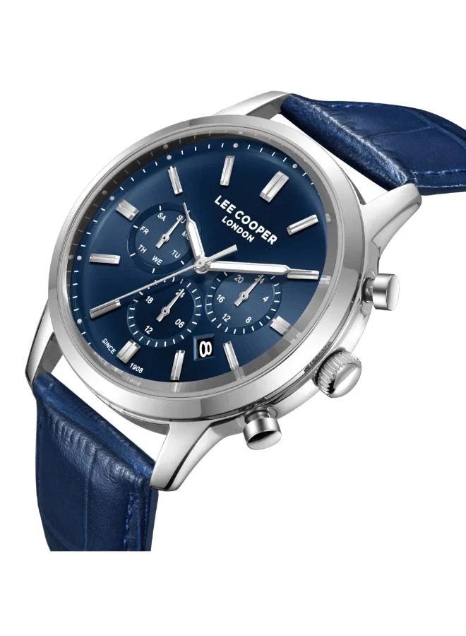 لي كوبر Men's Leather Multi Function Watch LC08186.399 - 43 mm