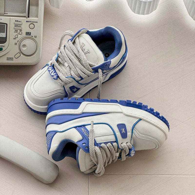 Chubby Ding Platform Shoes Men'S Thick Bottom Couple Panda White Shoes Men'S And Women'S Street Style Trendy Shoes - Image 5