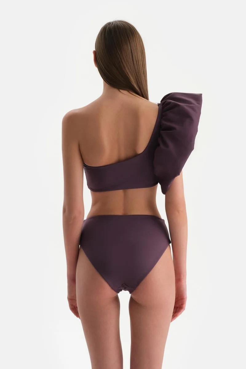 داجي Plum Strapless Bikini Top