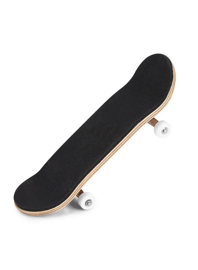 Raguso 1Pc Maple Wooden Alloy Fingerboard Finger Skateboards Mini Fingerboard with Soft Pad Bearing Wheels and Box Reduce Pressure Kids Gifts(White) - Image 5