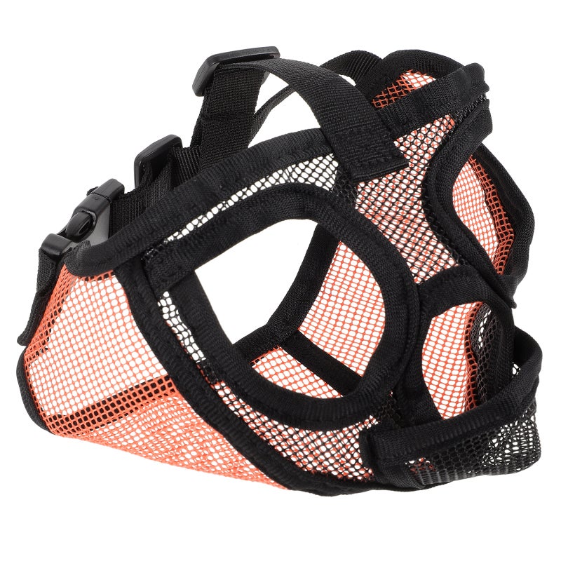 Short Snout Dog Muzzle Breathable Mesh Dog Muzzle Dog For Barking Biting - Image 1