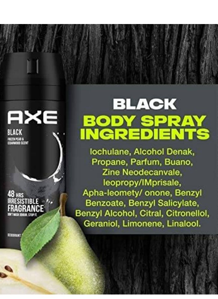 Axe - Axe Body Spray For Men Black 150 ml - Image 1