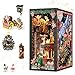 CUTEBEE Christmas Book Nook Kit DIY Miniature House Dollhouse Kit for Adults Teens Booknook Tiny House Bookshelf Decor 3D Wooden Puzzle Gifts for Family Friends Christmas Wish Store - Image 2