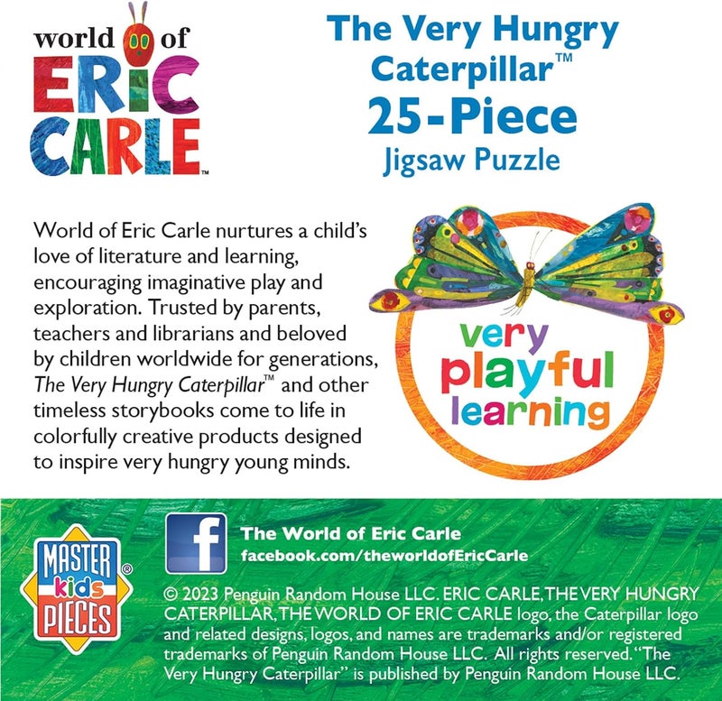 MasterPieces World of Eric Carle  Hungry Caterpillar 25 Piece Jigsaw Puzzle - Image 3