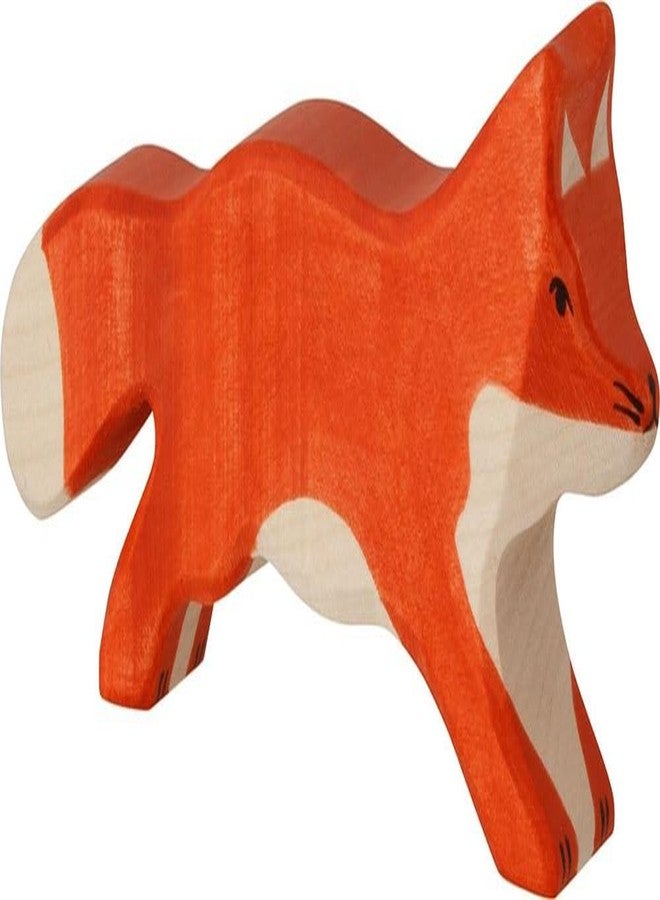 Goki Holztiger Fox Running Toy Figure