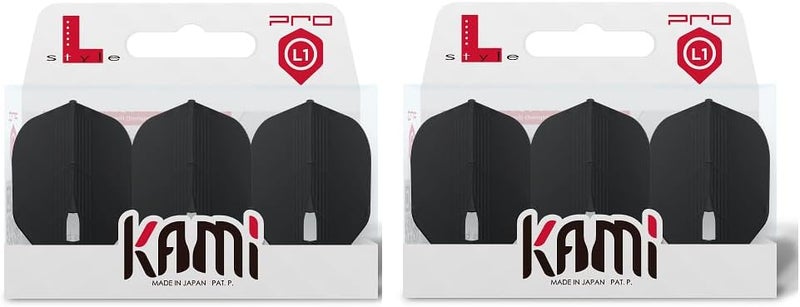 L1 Standard Dart Flights – Pre-Molded – Compatible with Soft & Steel Tip Darts