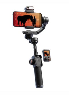 hohem Hohem iSteady M7 Gimbal Stabilizer for Smartphone, Magnetic AI Tracker Fill Light, Detachable Touchscreen Remote Controller, Built-in Extension Rod, 500g Payload Gimbal Stabilizer for iPhone Android  - Image 2
