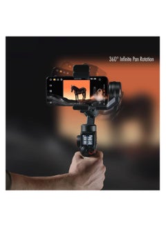 hohem Hohem iSteady M7 Gimbal Stabilizer for Smartphone, Magnetic AI Tracker Fill Light, Detachable Touchscreen Remote Controller, Built-in Extension Rod, 500g Payload Gimbal Stabilizer for iPhone Android  - Image 5