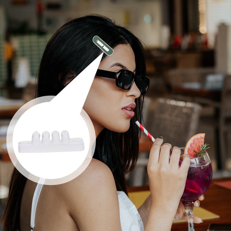 100 Pcs Hair Clip Anti- Strips Silicone Anti- Strips DIY Hair Pin Accessories - Image 4