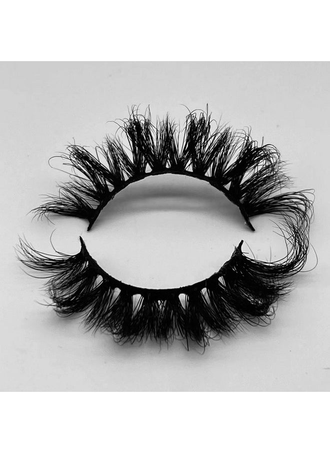 Miss Kiss 5D Mink Lashes Russian D Curl Lash Fluffy Volume Style False Eyelash Soft Natural Look Cat Eyelashes 1 Pair 18Mm  - Image 2