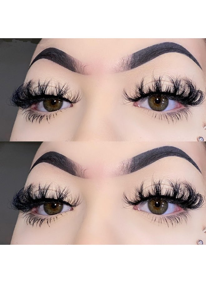 Miss Kiss 5D Mink Lashes Russian D Curl Lash Fluffy Volume Style False Eyelash Soft Natural Look Cat Eyelashes 1 Pair 18Mm  - Image 3
