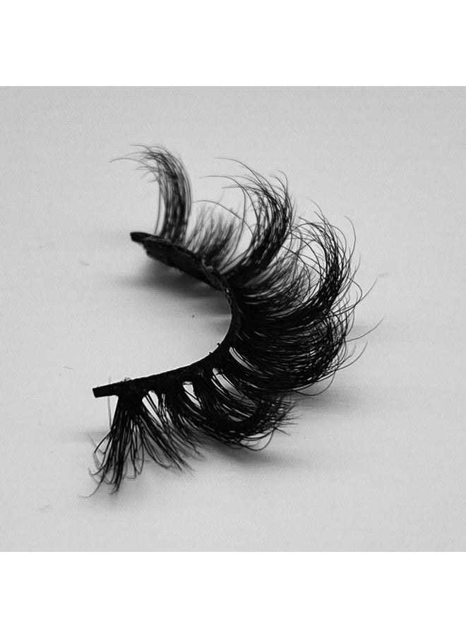 Miss Kiss 5D Mink Lashes Russian D Curl Lash Fluffy Volume Style False Eyelash Soft Natural Look Cat Eyelashes 1 Pair 18Mm  - Image 5