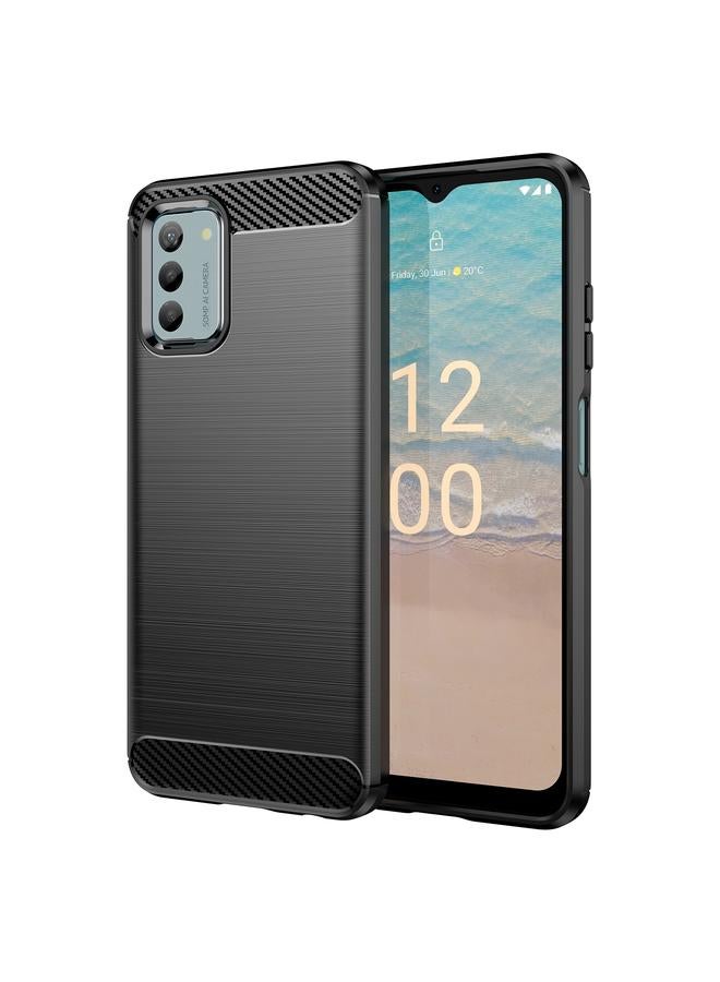 اس-توب جراب لهاتف Nokia G42 مصنوع من ألياف الكربون المصقولة ومصنوع من مادة TPU - Image 1