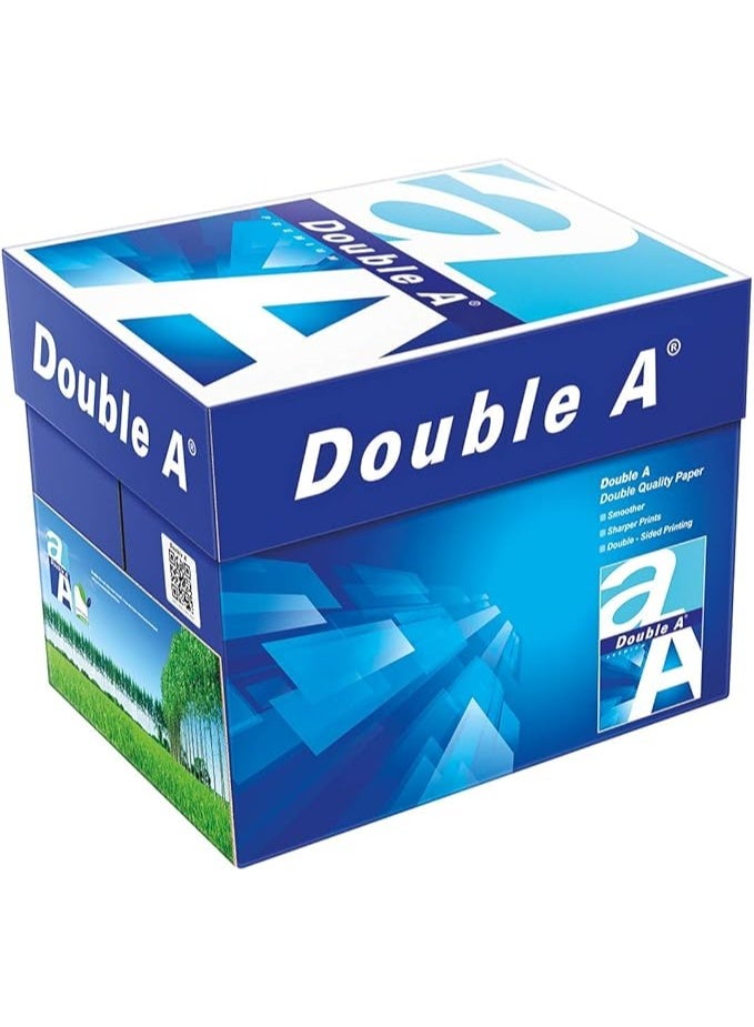 Double A أوراق ورق نسخ للطابعات، مقاس A4، GSM 80، 500 ورقة - Image 1