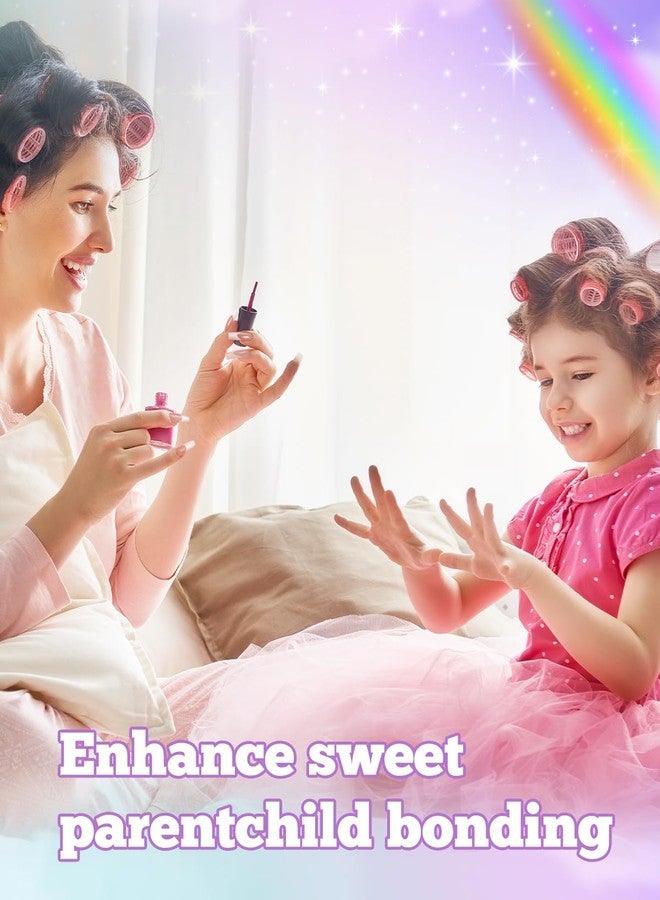 krofaue Kids Nail Tips with Handle - 240Pcs Soft Gel Press on Nails for Girls & Children for Easy DIY Nail Tips Art, 12 Sizes Fingernail Decoration - Image 3
