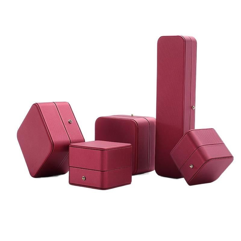 PU Leather Jewelry Organizer in Leather for Rings Necklaces and Bracelets EB017 EB09001 Multicolour Lockable - Image 1