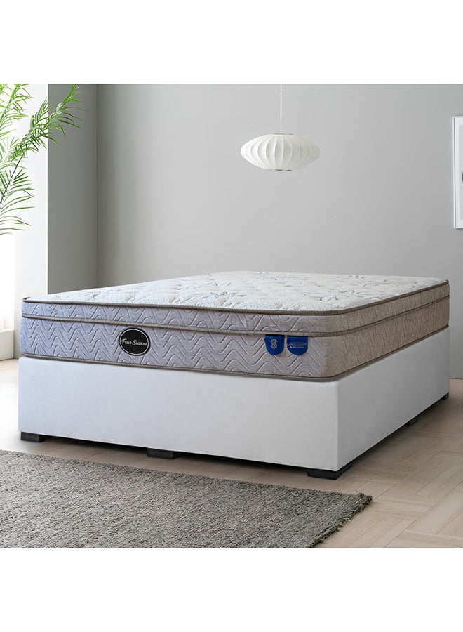 بد أند ماترس زون مرتبة يورو توب بنابض جيبي بأربعة فصول، مقاس سوبر كينج، ١٨٠×٢١٠ - Image 1