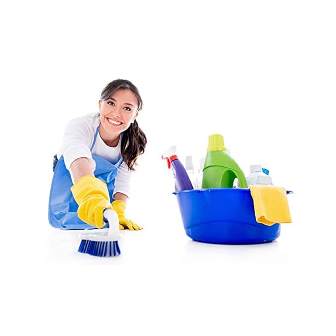 Ekon Pack Of 3 Silicon Latex Non Slip Multipurpose Heavy Duty Reusable Safety Rubber Hand Gloves For House Hold Home Dish Utensils Car Washing Kitchen Bathroom Toilet Tiles Cleaning Men Women Yellow - Image 4