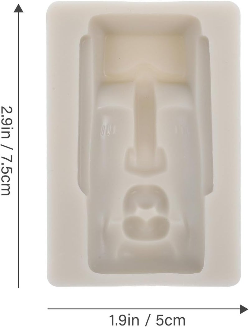 Embossed Moai Silicone Chocolate Mold Easter Candy Baking Mold Moai Shape for DIY Cake Decorating - Image 2