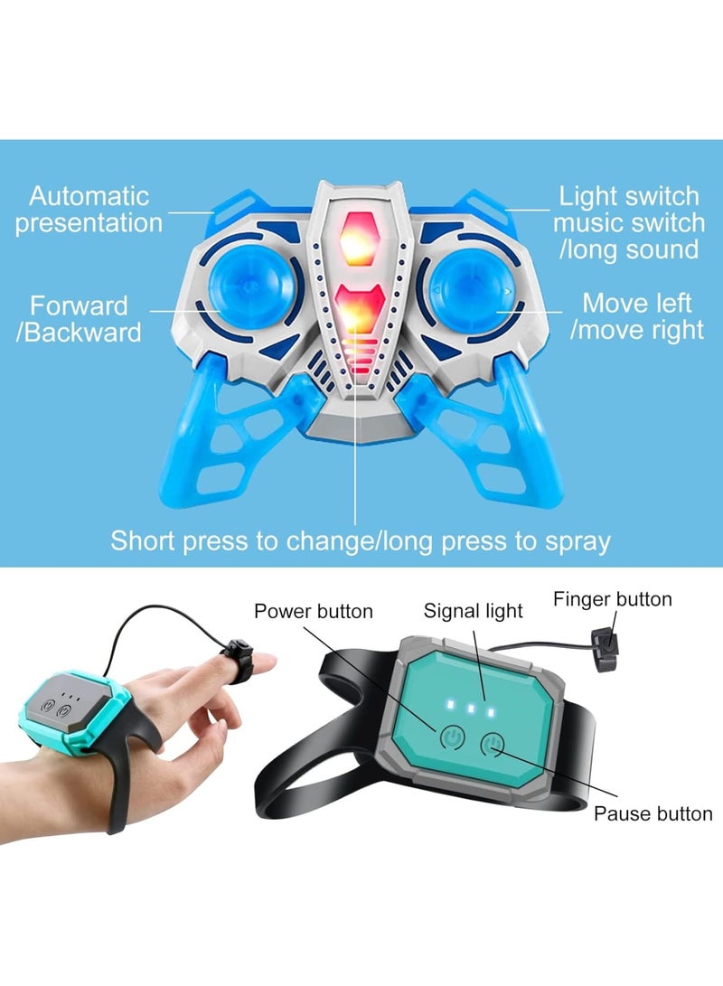 Zikra Amphibious Remote Control Car - 2.4 GHz, 4WD Waterproof RC Stunt Car Boat, 360¬∞ Rotating Hobby Racing Car, Gesture Sensor, Ideal for Boys & Girls Aged 6-14, All-Terrain & Water Beach Pool Toy - Image 5