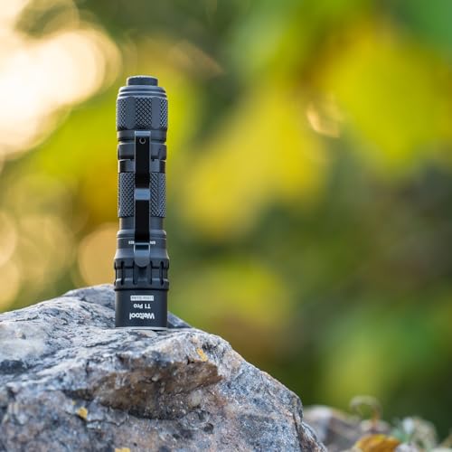 Weltool T1 Pro Mini Flashlight with Pocket Clip,Throwing Distance 313 Meters, 24,500 Candela for EDC,Hiking,Camping,Emergency Lighting (Black) - Image 4