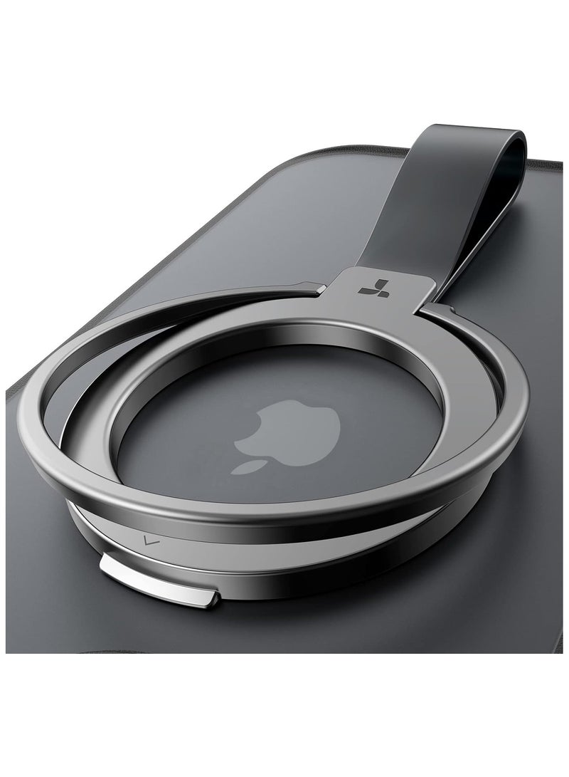 حامل هاتف مغناطيسي قابل للتعديل 2024، متوافق مع حلقات PopSockets MagSafe القابلة للإزالة، لجهاز iPhone 16، 15، 14، 13، 12 11 Pro/Max/Mini، Samsung Galaxy، Google (أسود)، حلقة Ostand - Image 1