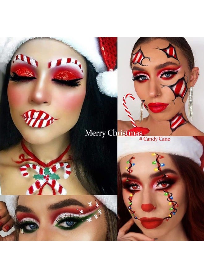 Afflano Red Eyeshadow Palette Highly Pigmented, Long Lasting True Red Eye Shadow Christmas Clown SFX Halloween Makeup Pallet, Brown Black Yellow Sunset Warm Fall Eye Shades, Cruelty Free - Image 4
