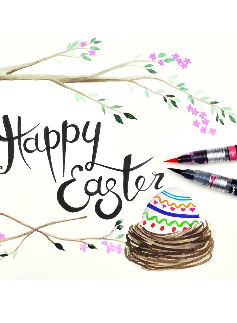 Pentel Pinceau Arts Colour Brush Pink - Image 4