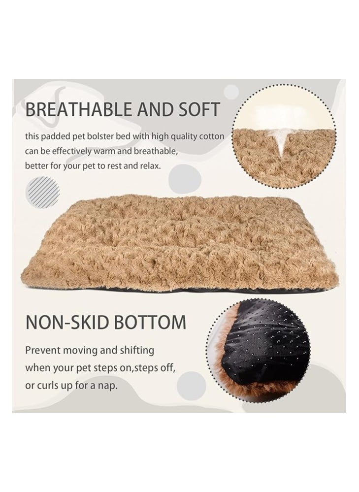 Moro Moro Soft Plush Fur & Plastic Dog Mattress – Cozy, Warm & Non-Slip Pet Bed  - Image 4