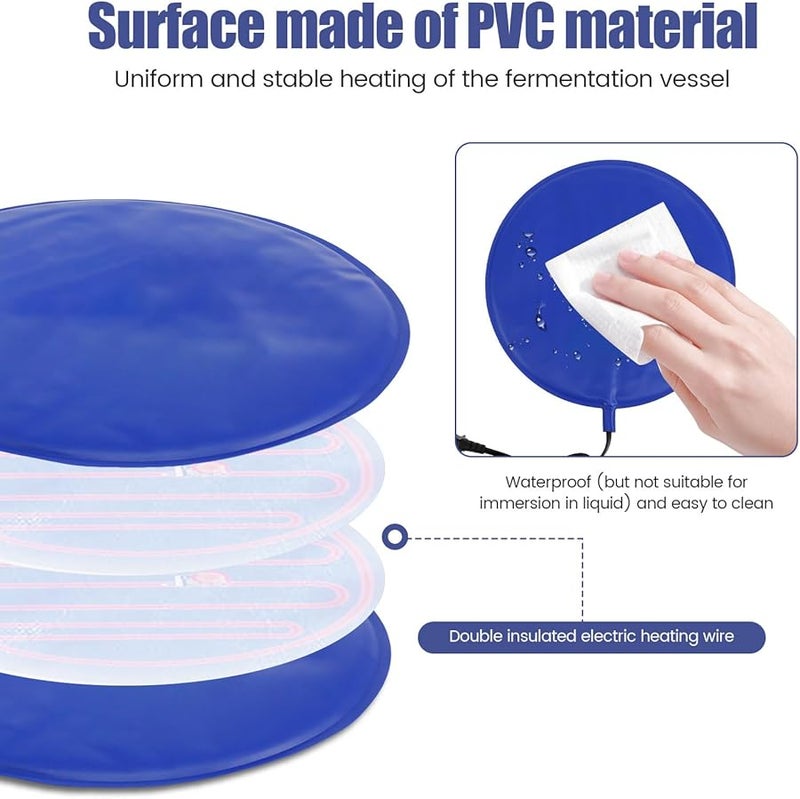 American Rules Heating Pad with Temperature Controller for Brewing Fermentation and Sourdough - Image 4